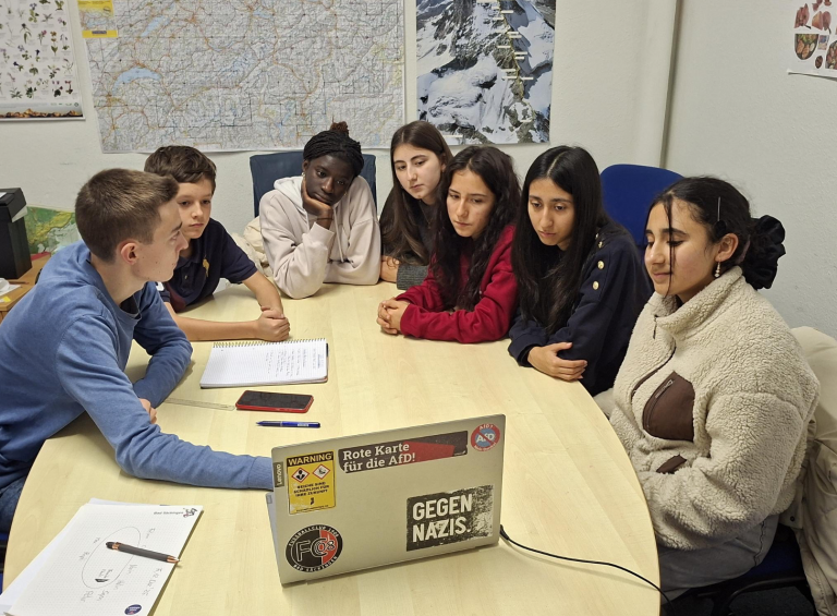 Jugendliche in Bad Säckingen planen eine Veranstaltung zur Landtagswahl.